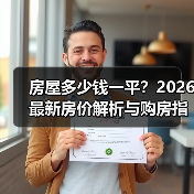 房屋多少钱一平？2026最新房价解析与购房指南（图2）