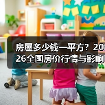 房屋多少钱一平方？2026全国房价行情与影响因素全解析（图2）