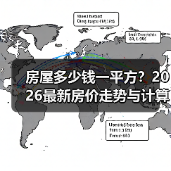 房屋多少钱一平方？2026最新房价走势与计算全解（图3）