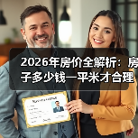 2026年房价全解析:房子多少钱一平米才合理?(图1) 2026年房价全解析:房子多少钱一平米才合理?(图1)