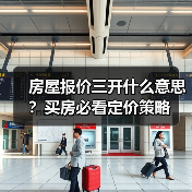 房屋报价三开什么意思？买房必看定价策略（图1）