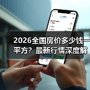 2026全国房价多少钱一平方？最新行情深度解析（图3）