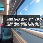 房屋多少钱一平？2026最新房价解析与购房指南（图1）
