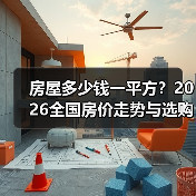 房屋多少钱一平方？2026全国房价走势与选购攻略（图3）