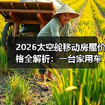 2026太空舱移动房屋价格全解析:一台家用车钱就能拥有?(图1) 2026太空舱移动房屋价格全解析:一台家用车钱就能拥有?(图1)