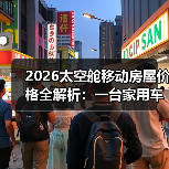 2026太空舱移动房屋价格全解析:一台家用车钱就能拥有?(图4) 2026太空舱移动房屋价格全解析:一台家用车钱就能拥有?(图4)