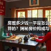 房屋多少钱一平是怎么算的?揭秘房价构成与计算全解析(图1) 房屋多少钱一平是怎么算的?揭秘房价构成与计算全解析(图1)