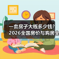 一套房子大概多少钱？2026全国房价与购房全解析（图2）
