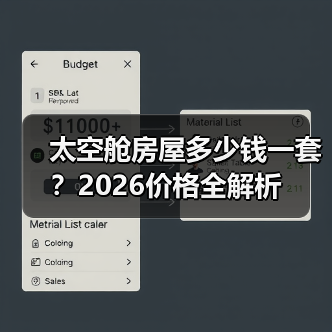 太空舱房屋多少钱一套？2026价格全解析（图3）
