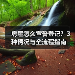 房屋怎么宣誓登记？3种情况与全流程指南（图3）