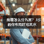 房屋怎么分九宫？3步教你布局旺宅风水（图4）