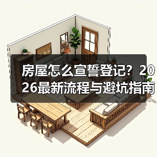 房屋怎么宣誓登记?2026最新流程与避坑指南(图1) 房屋怎么宣誓登记?2026最新流程与避坑指南(图1)