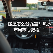 房屋怎么分九宫?风水布局核心教程(图2) 房屋怎么分九宫?风水布局核心教程(图2)