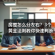 房屋怎么分左右?3个黄金法则教你快速判断(图1) 房屋怎么分左右?3个黄金法则教你快速判断(图1)