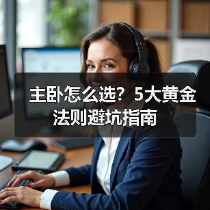 主卧怎么选?5大黄金法则避坑指南(图1) 主卧怎么选?5大黄金法则避坑指南(图1)