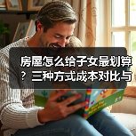 房屋怎么给子女最划算?三种方式成本对比与避坑指南(图2) 房屋怎么给子女最划算?三种方式成本对比与避坑指南(图2)