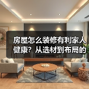 房屋怎么装修有利家人健康？从选材到布局的全攻略（图2）