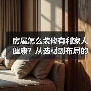 房屋怎么装修有利家人健康？从选材到布局的全攻略（图4）
