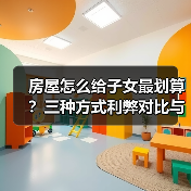 房屋怎么给子女最划算？三种方式利弊对比与实操指南（图2）