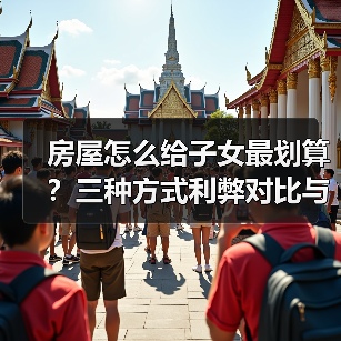 房屋怎么给子女最划算？三种方式利弊对比与实操指南（图3）