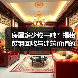 房屋多少钱一吨?揭秘废钢回收与建筑价值的另类算法(图1) 房屋多少钱一吨?揭秘废钢回收与建筑价值的另类算法(图1)