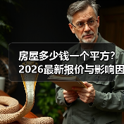 房屋多少钱一个平方？2026最新报价与影响因素全解析（图1）