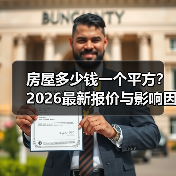 房屋多少钱一个平方？2026最新报价与影响因素全解析（图2）