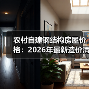 农村自建钢结构房屋价格：2026年最新造价清单与省钱攻略（图1）