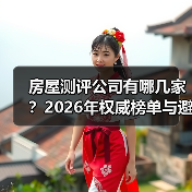 房屋测评公司有哪几家？2026年权威榜单与避坑指南（图2）