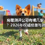房屋测评公司有哪几家？2026年权威榜单与避坑指南（图1）