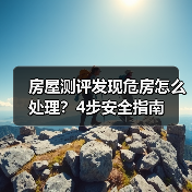 房屋测评发现危房怎么处理?4步安全指南(图2) 房屋测评发现危房怎么处理?4步安全指南(图2)