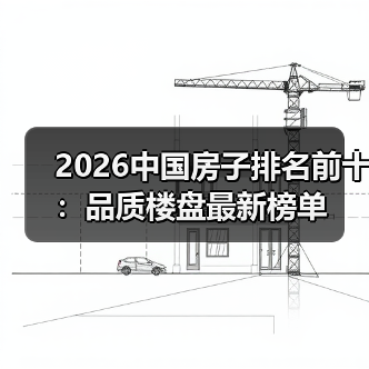 2026中国房子排名前十：品质楼盘最新榜单（图1）