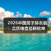 2026中国房子排名前十：品质楼盘最新榜单（图4）
