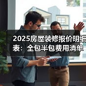 2025房屋装修报价明细表:全包半包费用清单(图4) 2025房屋装修报价明细表:全包半包费用清单(图4)
