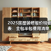 2025房屋装修报价明细表:全包半包费用清单(图3) 2025房屋装修报价明细表:全包半包费用清单(图3)