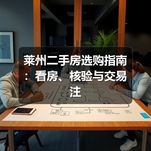 莱州二手房选购指南:看房、核验与交易注意事项(图1) 莱州二手房选购指南:看房、核验与交易注意事项
