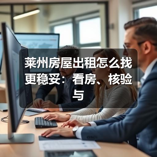 莱州房屋出租怎么找更稳妥:看房、核验与签约要点(图2) 莱州房屋出租怎么找更稳妥:看房、核验与签约要点