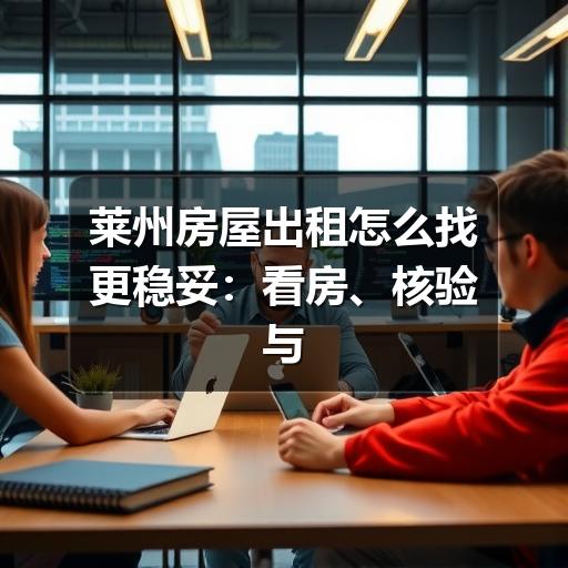 莱州房屋出租怎么找更稳妥:看房、核验与签约要点(图1) 莱州房屋出租怎么找更稳妥:看房、核验与签约要点