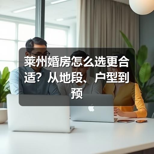 莱州婚房怎么选更合适?从地段、户型到预算的实用参考(图2) 莱州婚房怎么选更合适?从地段、户型到预算的实用参考