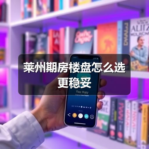 莱州期房楼盘怎么选更稳妥