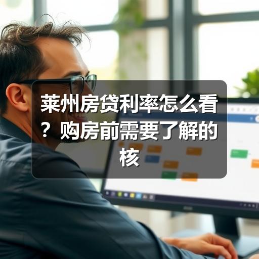 莱州房贷利率怎么看?购房前需要了解的核实方法与注意事项(图2) 莱州房贷利率怎么看?购房前需要了解的核实方法与注意事项