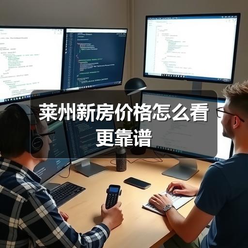 莱州新房价格怎么看更靠谱(图1) 莱州新房价格怎么看更靠谱