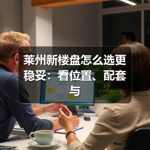 莱州新楼盘怎么选更稳妥:看位置、配套与交付细节(图3) 莱州新楼盘怎么选更稳妥:看位置、配套与交付细节
