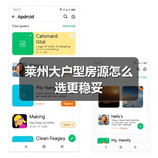 莱州大户型房源怎么选更稳妥(图2) 莱州大户型房源怎么选更稳妥