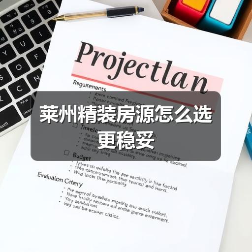 莱州精装房源怎么选更稳妥