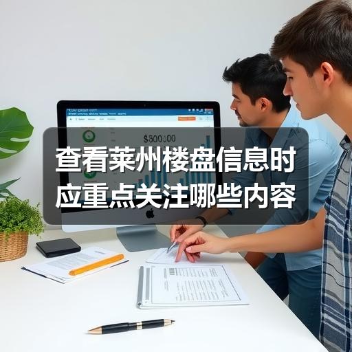 查看莱州楼盘信息时应重点关注哪些内容(图1) 查看莱州楼盘信息时应重点关注哪些内容
