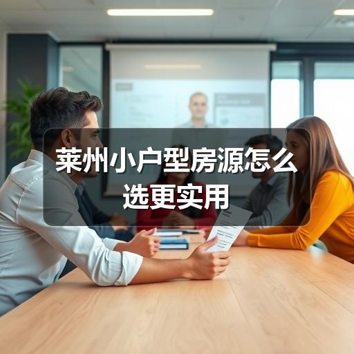 莱州小户型房源怎么选更实用(图2) 莱州小户型房源怎么选更实用