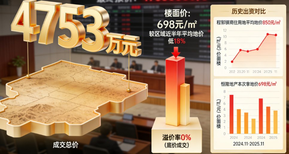 莱州土拍爆冷?程郭镇棚改核心地块4753万成交,楼面价“亲民”背后有何玄机?(图2) 莱州土拍爆冷?程郭镇棚改核心地块4753万成交,楼面价“亲民”背后有何玄机?(图2)