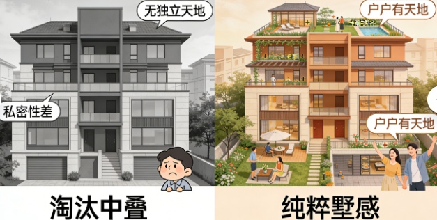 绝了!别墅市场彻底变天:叠墅这样设计,竟比大平层还“香”?(图2) 绝了!别墅市场彻底变天:叠墅这样设计,竟比大平层还“香”?(图2)