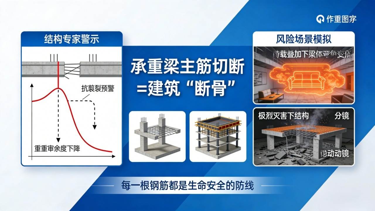 震惊!高价精装房曝出惊天内幕:超六成住宅梁体被凿,建筑安全底线何在?(图3) 震惊!高价精装房曝出惊天内幕:超六成住宅梁体被凿,建筑安全底线何在?(图3)